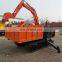 HW-5D 5T dumper mounted excavator loading digging 5000kg crawler dumper with excavator