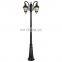 2 head european style landscape outdoor road lamp post led lights for decoration garden lights