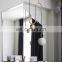 Nordic restaurant chandelier industrial style creative personality lifting pulley designer bar glass ball bedside chandelier