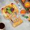 Hot sale bamboo cheese board set with drawer cheese board