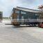 Hot sale beautiful prefab container house on wheels trailer house mobile type