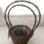 Wicker Basket Cheap Willow Wicker Flower/fruit Basket  With A Handle