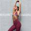 Wholesalers Running Sports Underwear  Plus Size Hot Sexy Custom Halter Neck Backless Sports Bra For Women Top Fitness With Pads