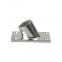 ISURE MARINE 316 Stainless Steel 1inch 60 Degree Boat Hand Rail Fitting Rectangular Stanchion Base