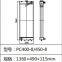 PC400-5 PC400-6 PC400-7 PC400-8 Radiateur d'eau pour voiture à haute résistance soudé en continu, petit radiateur d'eau