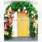 HOT SALE! 8 FT Green PVC Christmas Tinsel,Green Leaf Tinsel Garland,BALLs decoratived PVC garland