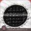 Fashion round black flower pattern 100% cotton chemical guipure cheap lace fabric for garment dress