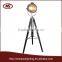 Three footlights wood material best market floor lamp