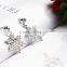 Christmas snow flower necklace set old fashion bridal jewelry set exquisite jewelry
