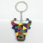 Custom design Barcelona spain souvenir keyring keychain