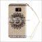 Embossed Flower Lanyard Cell Phone Case TPU Leather Card Slot Mobile Phone case for Samsung s5 s6 s6 edge s7 s7 edge