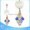 Fashion Style Bangkok Fashion Jewelry Acrylic Ball Navel Belly Dangle Ring