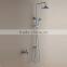 Red bathroom hot and cold water mixer shower faucet