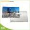 Professional Supplier Custom Made Souvenir 3D Lenticular Postcard