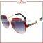 Laura Fairy China New Brand Lady Sexy Wave Shaped Temple Red Plastic Metal Sunglasses                        
                                                Quality Choice