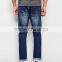 straight leg men denim jean midium washed men jean OEM service