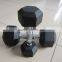 Gym accessories Rubber hex dumbbell TZ-8001