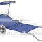 Folding Canopy Beach Lounge With Wheels Portable Beach Lounge With Wheels&Canopy Alu.Frame Beach Lounge