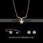 Summer Wedding Jewelry Sets Korea Simple Flower Earring Necklace Bangle For Woman