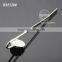 High Polished Iron Plated Silver Long Handle Letter Knife For Reading Wholesale Round Metal Blank Bookmark