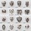 American diamond jewellery factory wholesale gemstone adorable animal owl finger ring R0106