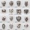 China Manufacturer couple skull rings fashion jewellery wholesale R46