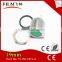 19mm big flat head IP67 metal 24v red led indicator signal light without cable