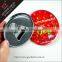 Guangzhou high quaity printing logo metal promotional custom bottle opener fridge magnet