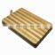 2015 hot selling bamboo chopping blocks with metal hole for kitchen usage36x26x2cm serving tray