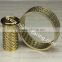 Brass Ball cage with circlip groove, guide ball bearing cages,blue plastic ball bearing cages