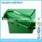 100L plastic trash cans with lids,outdoor trash can,garbage can