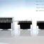 Square Acrylic Empty Cosmetic Cream Jar,Black Plastic Container