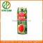 Energy health beverage tin can with lid partial openning