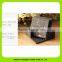 16016 Luxury Black PU leather coaster for tea or sundries