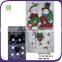 Polyresin large snowmen family with led light decorations