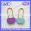 AJF new arrival popular colorful wedding gift gold shank heart love lock