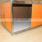 Movable platform metal display stand