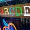 3d Galvanized Sheet Sign Boards For Shops