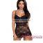 2016 White Lace babydolls Mesh women hot transparent sexy chemise