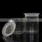 airless glass jar with clear plastic cap for storaging 400ml