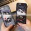Shin chan TPU+PC plastic back cover FOR iphone6s phone shell Apple 6 plus small ring buckle bracket painted new phone case