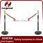Guideline queue safety barrier rope and post barriers