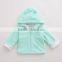 kids winter bright colored cheap plain hoodie housecoat