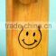 Cedar Wood Smiley Face Dug Out Pipe