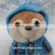 Cuddly Mini Fox Figurine Unique Gift Cute Fox Plush Toy with Hat