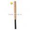Eco-friendly soft custom foam baseball bat with wood color