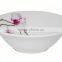 Normal white ceramic dinnerware cheap porcelain salad bowl