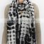 Black Tie Dye Light Cashmere Scarf