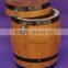 new design high quality wooden wine barrels with a cover for sale