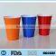 Red Party Cups/red plastic party cup plastic party cups for water/two tone cup